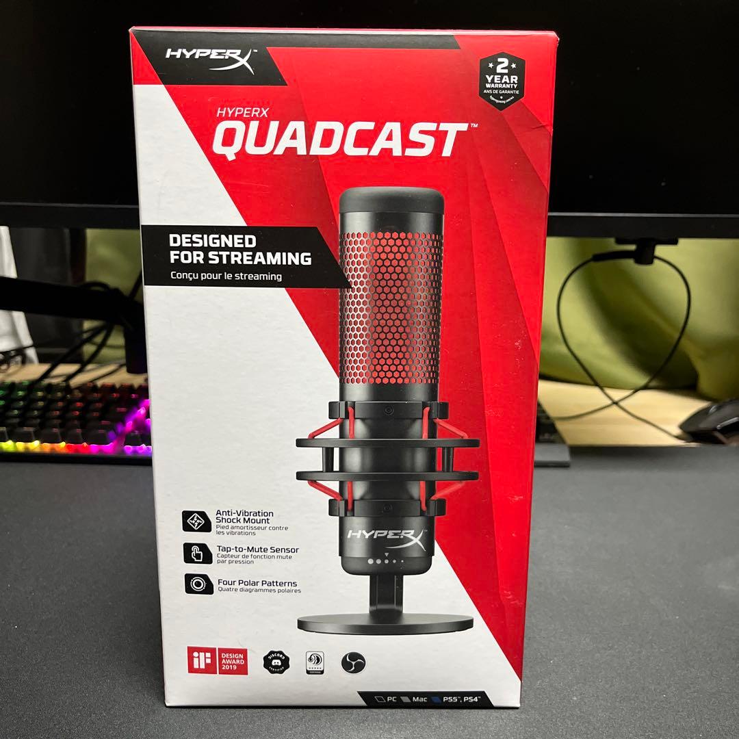 美品　HyperX QUADCAST USB マイク