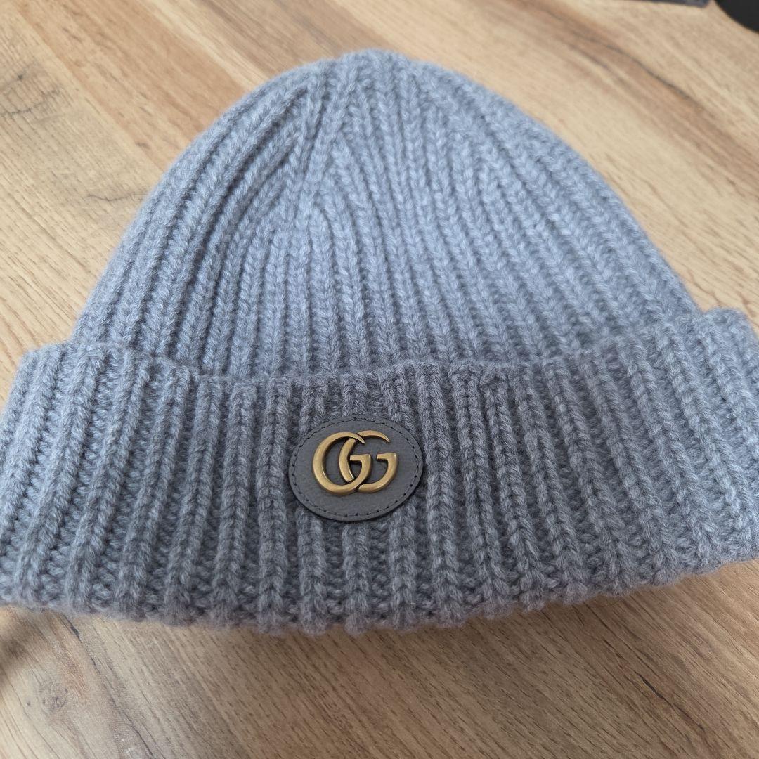 GUCCI グレー ニット帽