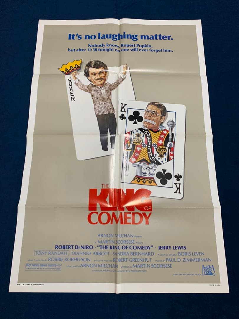 キング・オブ・コメディ　USオリジナル映画ポスター