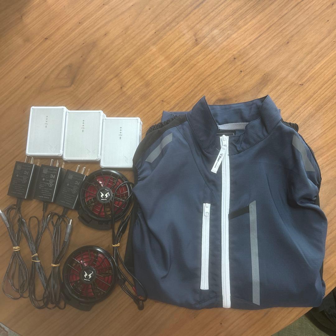 空調服セット一式　空調服はLLサイズ 19:00までのタイムサービス！！