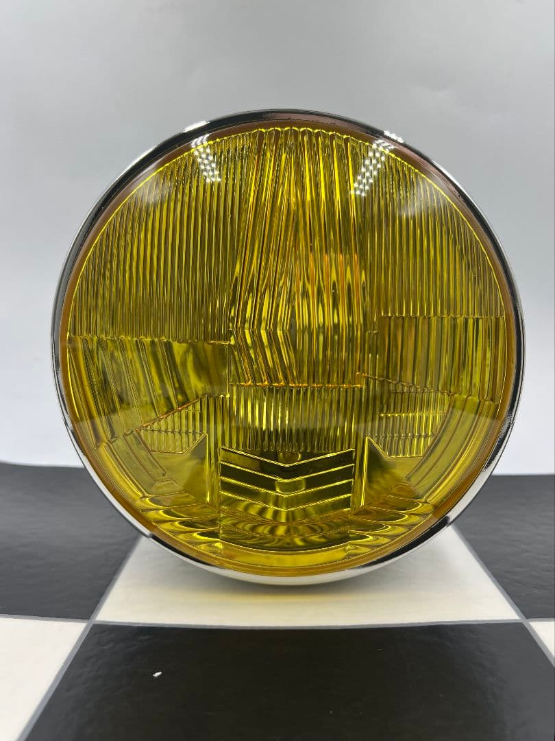 シビエCIBIEタイプ180パイヘッドライトイエローレンズ黒ケ−ス