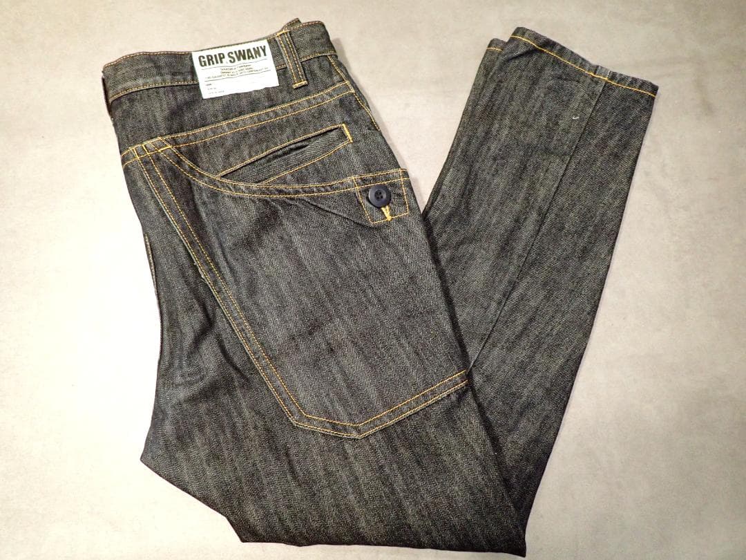 GRIP SWANY サルエルキャンプデニムパンツ GSPー34 Lサイズ 美品