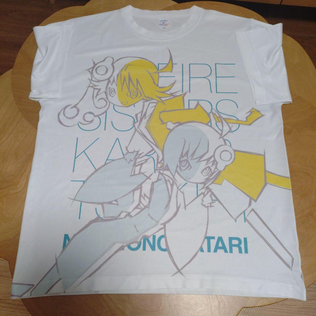 未使用　偽物語 Tシャツ ウエダハジメ　ファイヤーシスターズ 物語シリーズ 　L