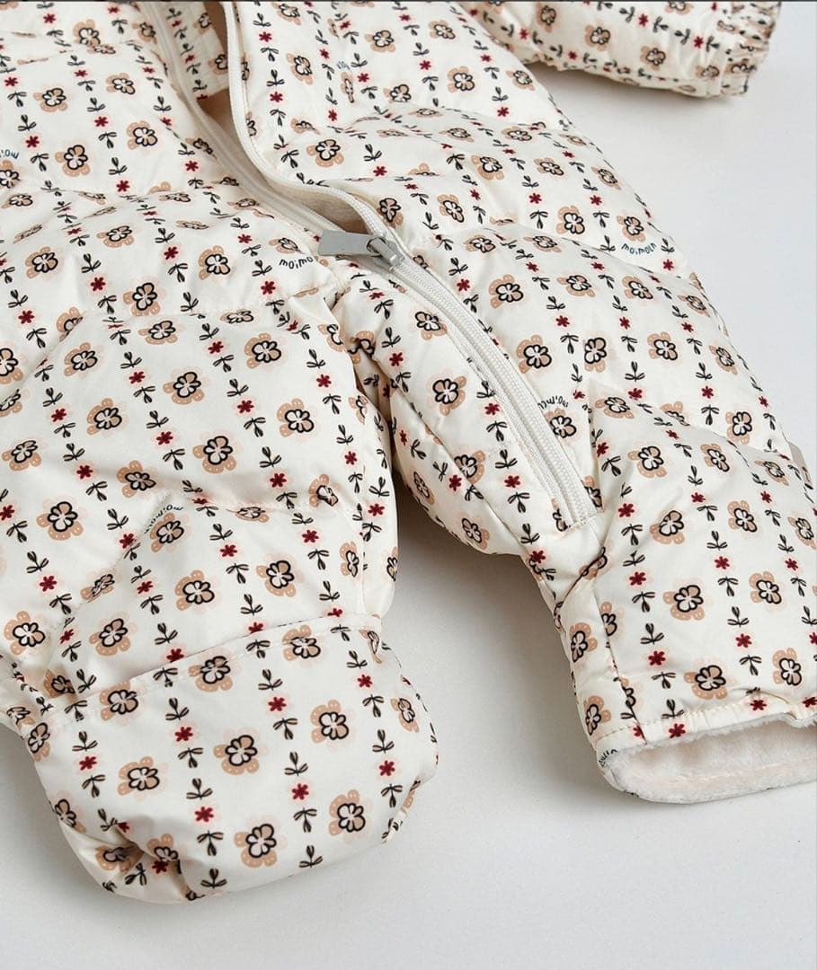 バ*ブ様 moimoln モイモルン　ローエルダウンカバーオール　90