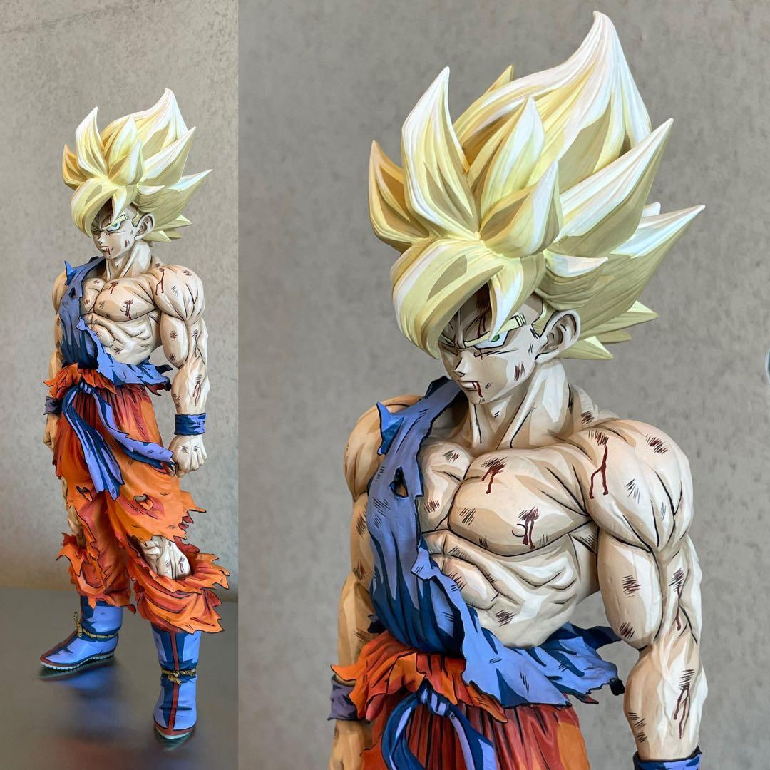 ドラゴンボール　フィギュア　SMSP 孫悟空　リペイント　二次元彩色