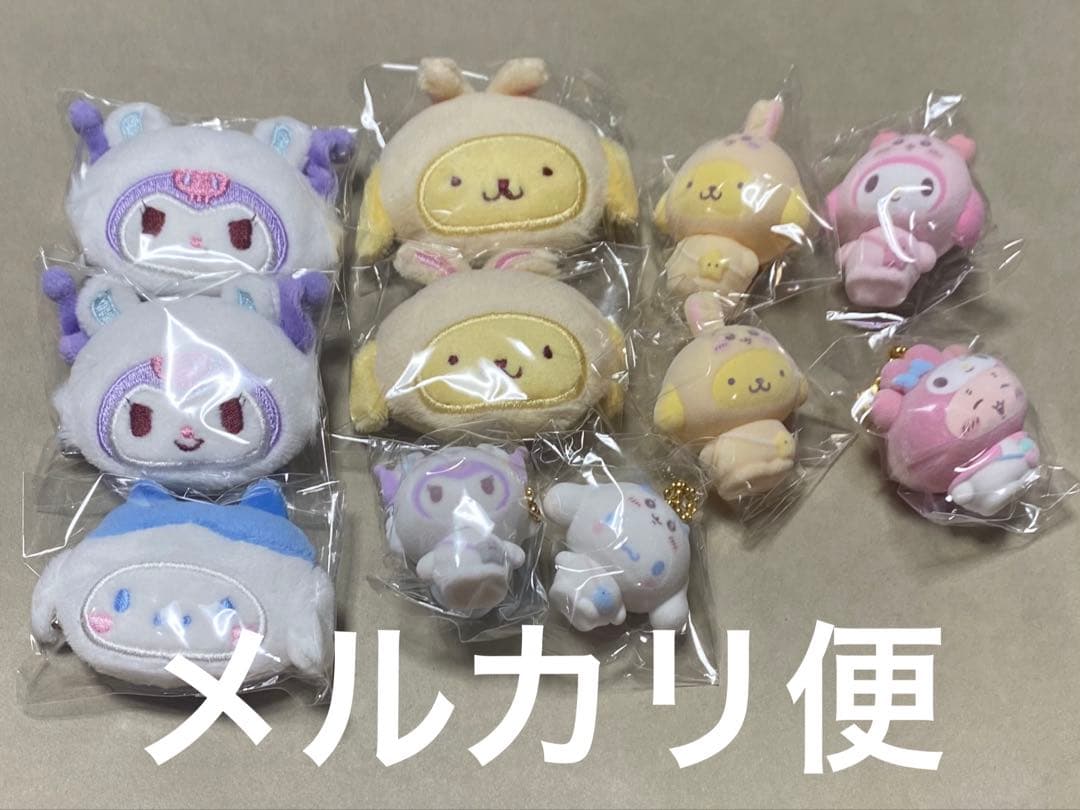 サンリオ ちいかわ ヘアクリップ フロッキーマスコットチャーム