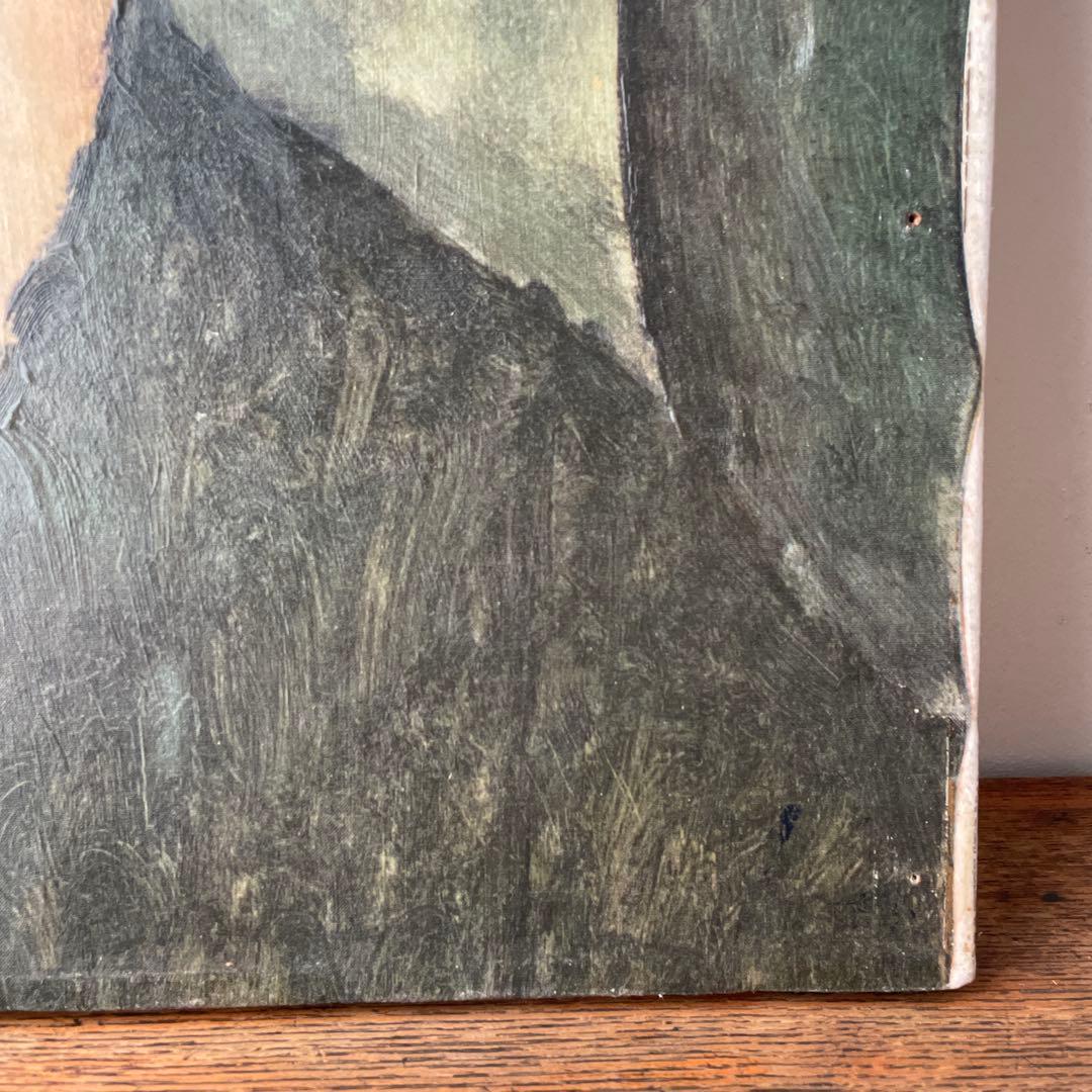 モディリアーニ 女の肖像　キャンバス　木枠　複製画　レプリカ　ヴィンテージ