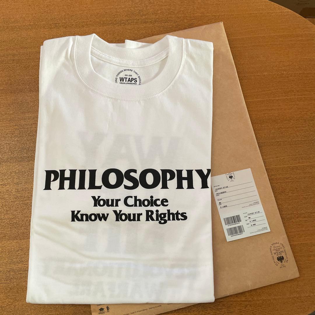 WTAPS PHILOSOPHY Tシャツ XL ホワイト