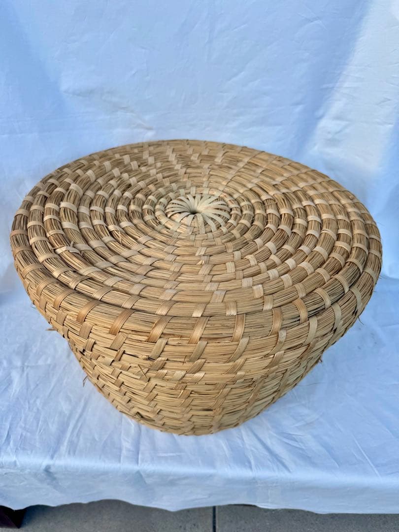 未使用品　藁いずみ　おひつ入れ　わらいずみ　飯つぐら　古民具