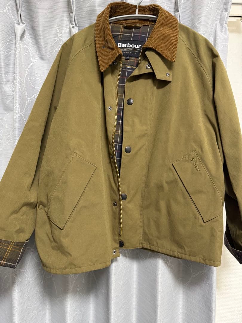 【ほぼ新品未使用✨】Barbour ピーチスキン ジャケット フルライニング