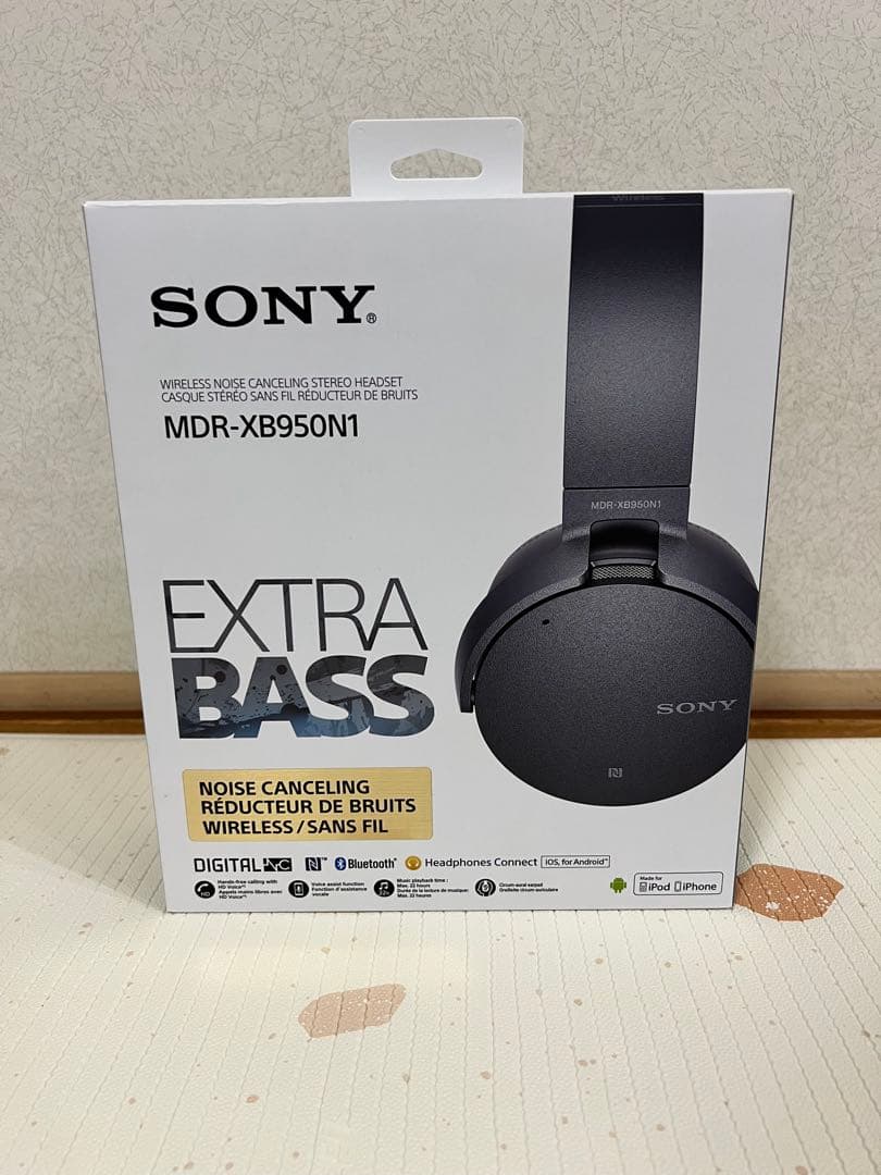 【新品未使用】SONY MDR-XB950N1 ワイヤレスヘッドホン