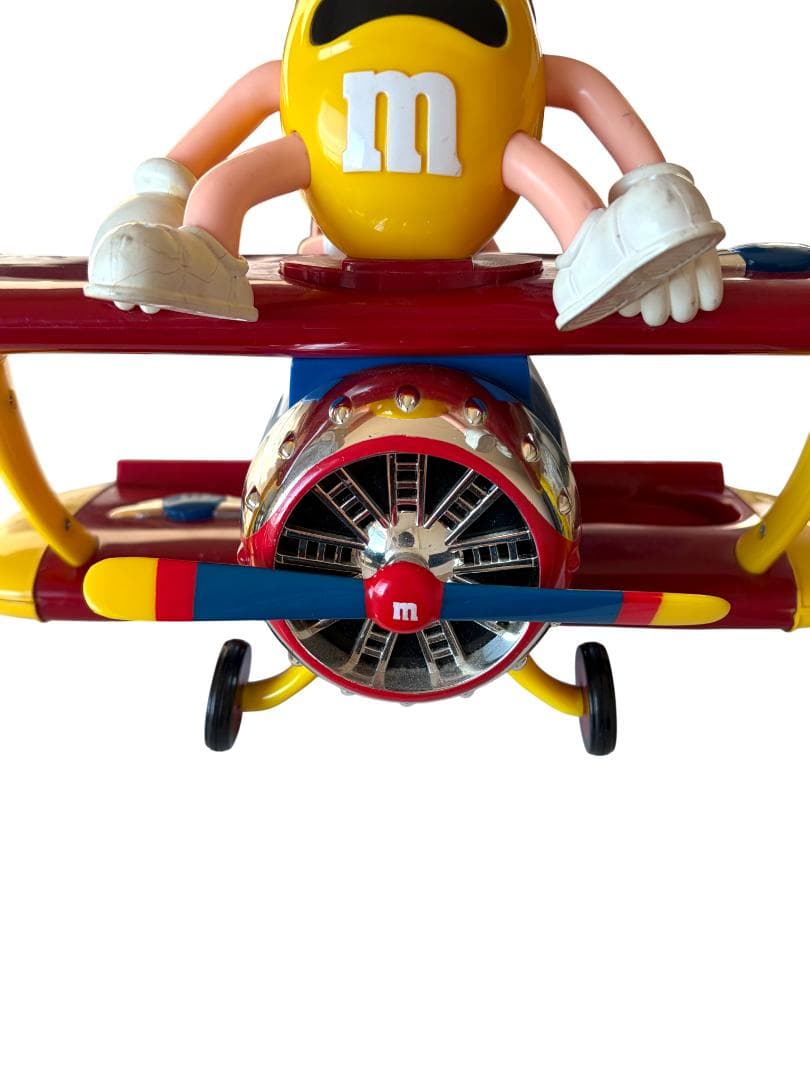 【希少】m&m's エムアンドエムズ 飛行機型 ディスペンサー ヴィンテージ