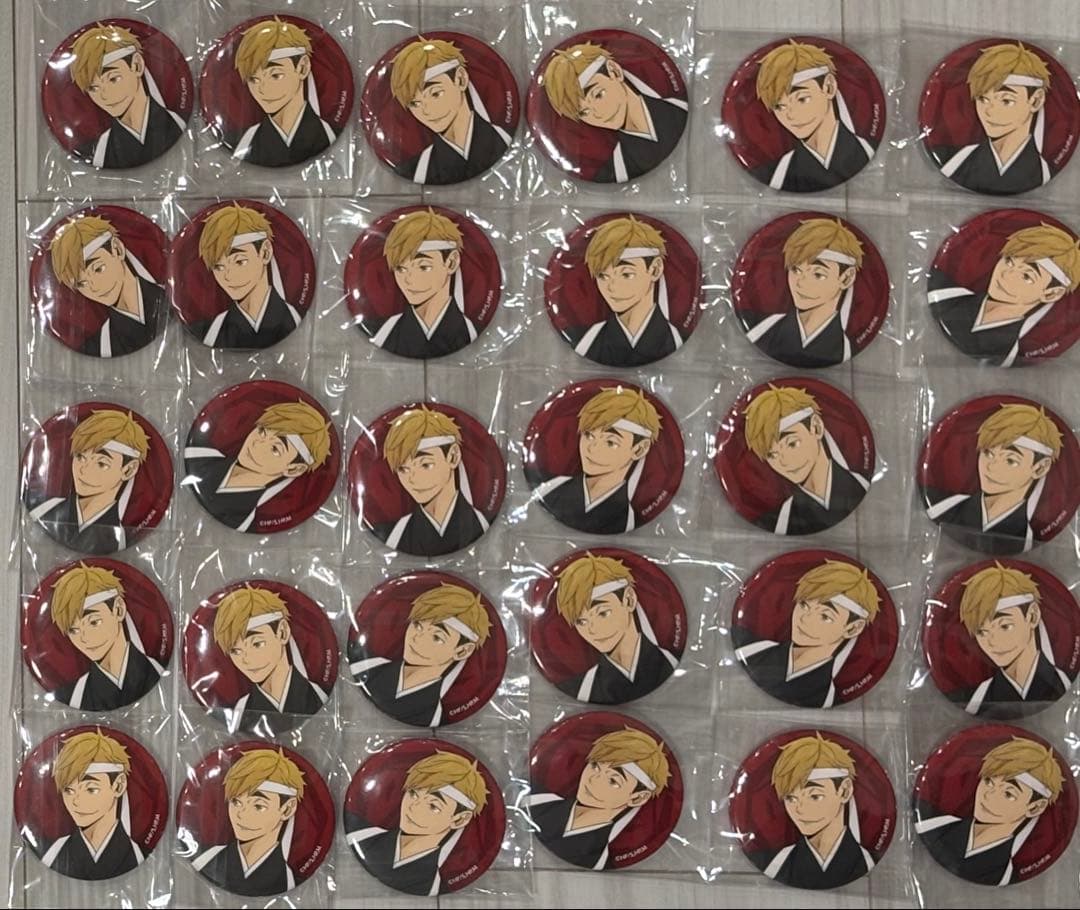 ハイキュー　宮侑　和装応援団　缶バッジ