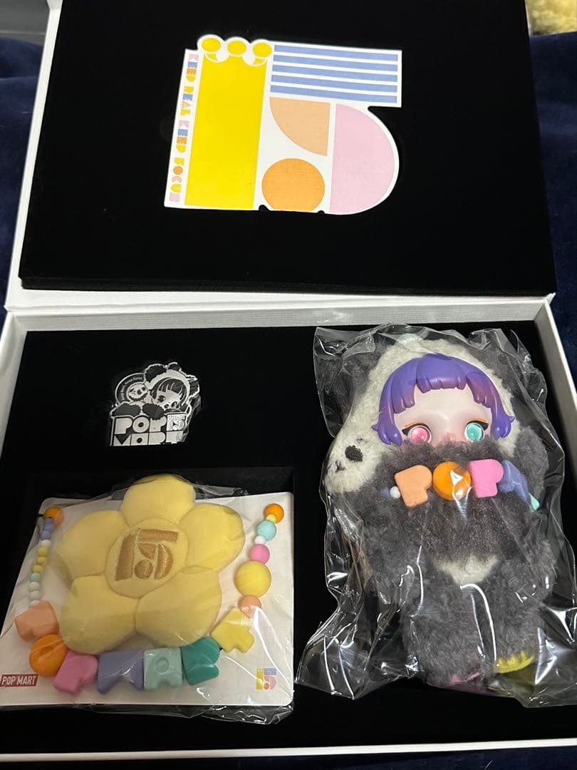 POPMART ギフトボックス15周年SKULLPANDAぬいぐるみ
