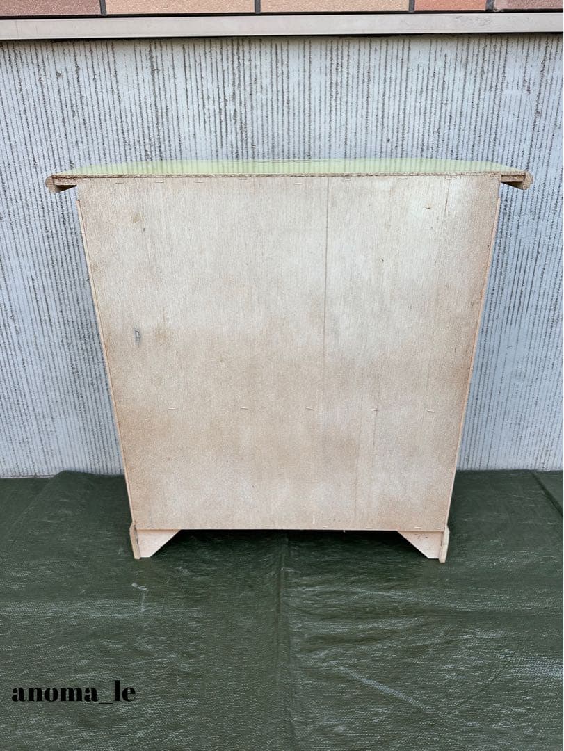 【コンソール】木製　トールペイント　シャビーシック　花台　飾り台　アンティーク◎