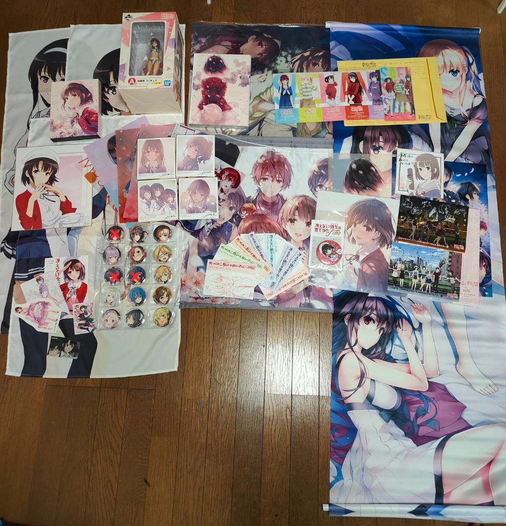 冴えない彼女の育てかた グッズ まとめ売り ポスター 映画特典 クリアファイル