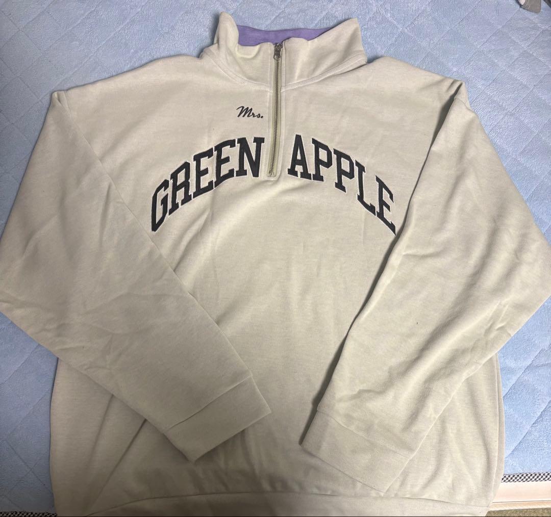 Mrs. GREEN APPLE スプリンググッズ ハーフジップ スウェットXL