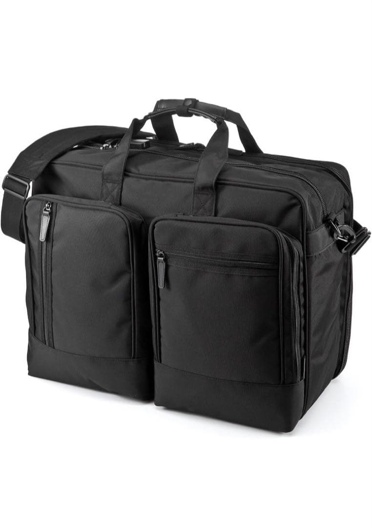 サンワダイレクト　ビジネスバッグ ブラック 35L スーツ収納