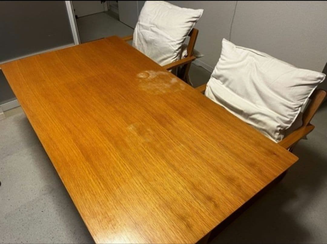 無印良品 ソファで使えるダイニングテーブル3＆ソファ2脚セット