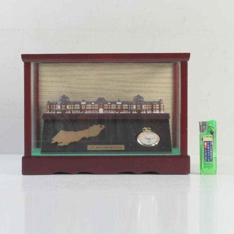 JR東日本旅客鉄道記念品　東京駅ジオラマ　懐中時計　C　9285