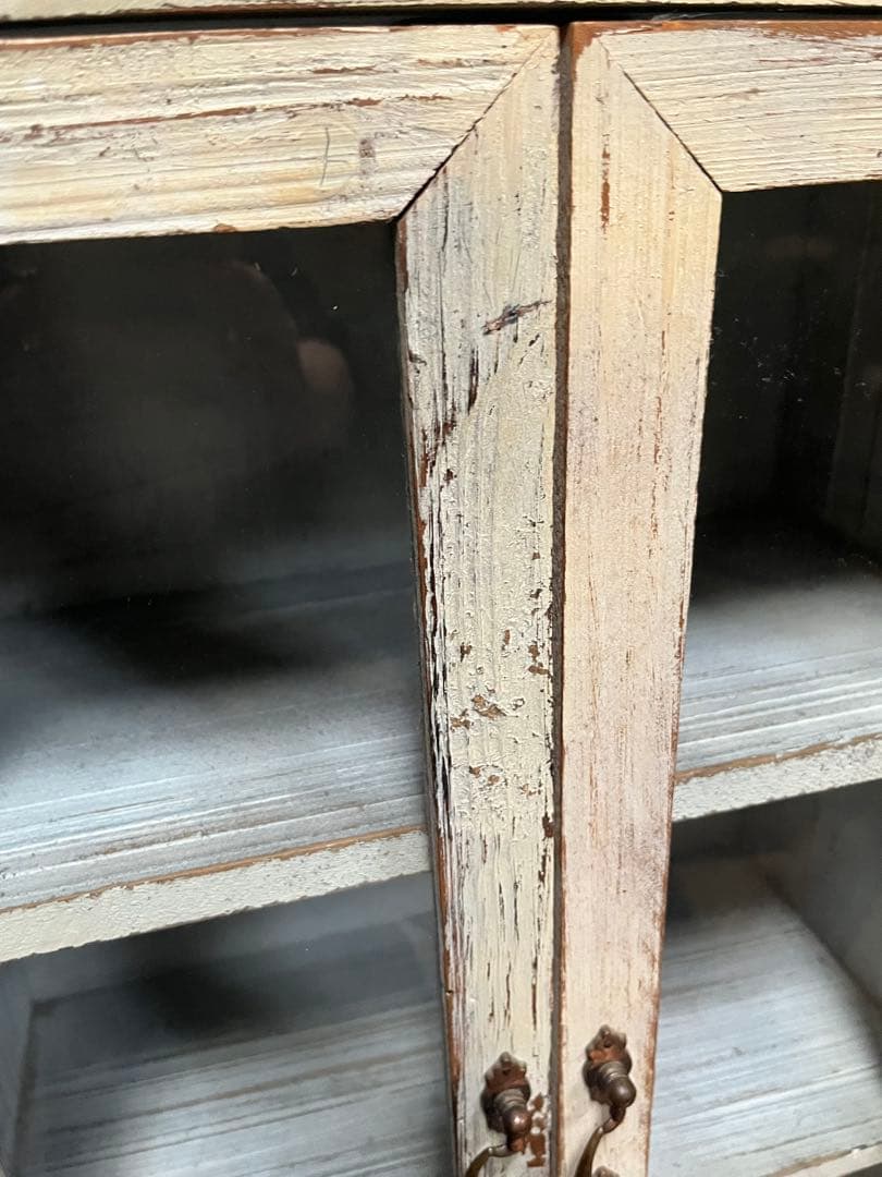 sarah＊キャビネット 飾り棚 インテリア 白家具 ショーケース