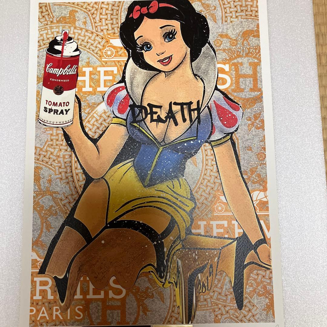 DEATH NYC アートポスター　限定品　ディズニー　白雪姫