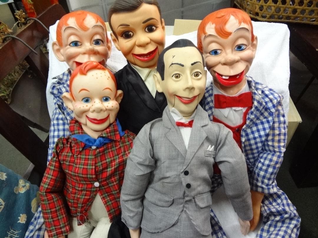 腹話術人形腹 Mr.Charlie ほか５体セット●usa版●中古現状渡し