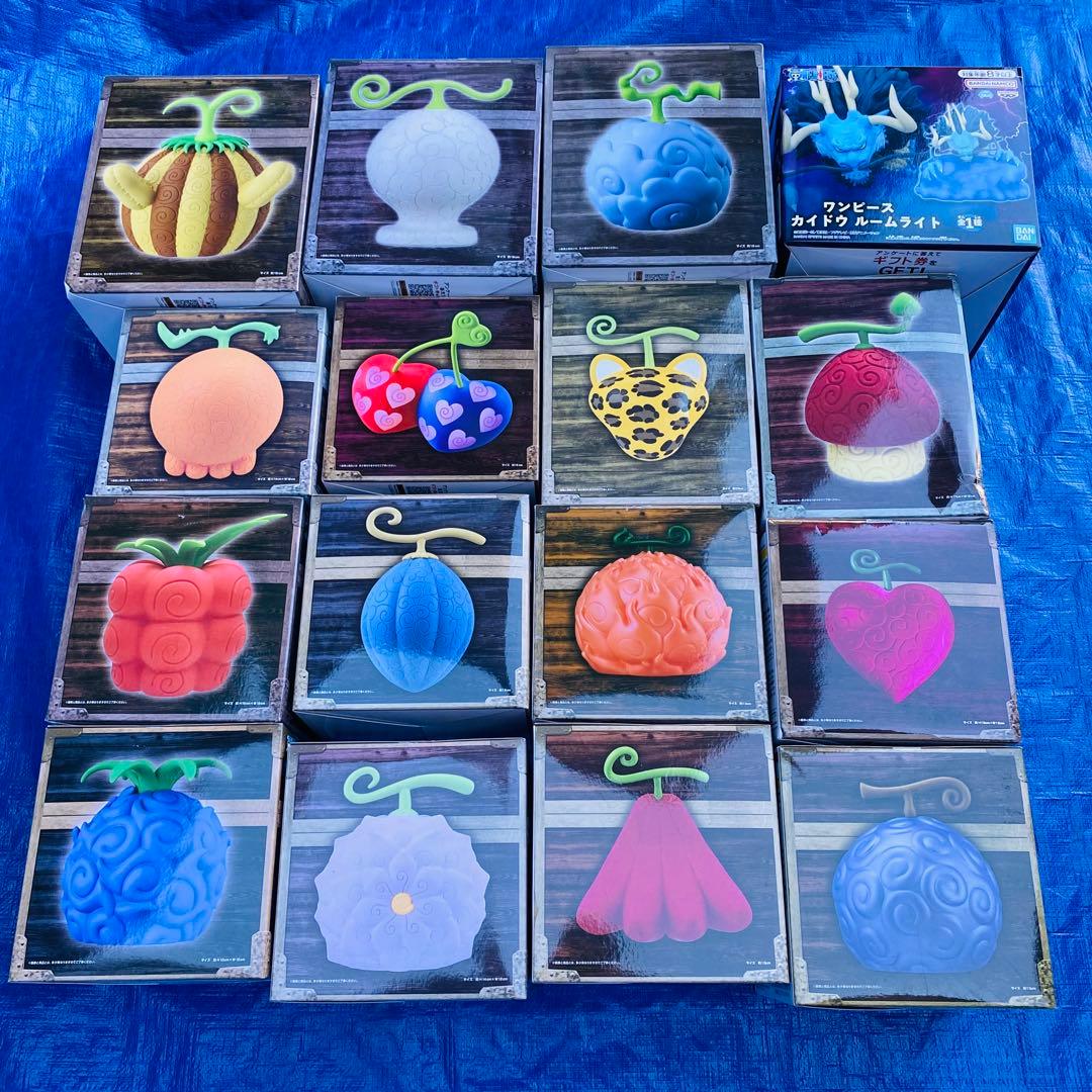 ワンピース 悪魔の実 ルームライト フィギュア 16種セット まとめ売り