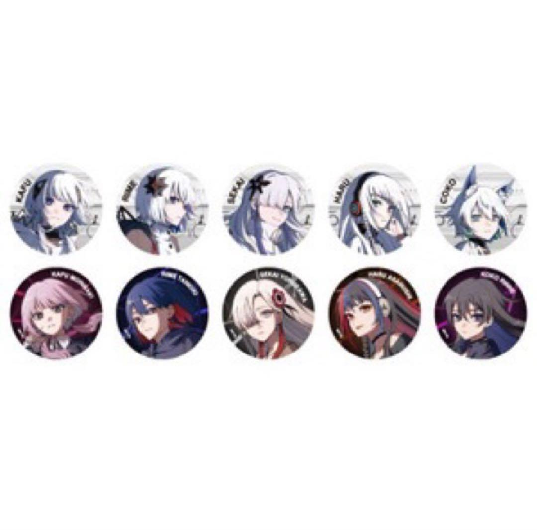 90【建設中。】【神椿市協奏中。】 トレーディング缶バッジ コンプリートセット