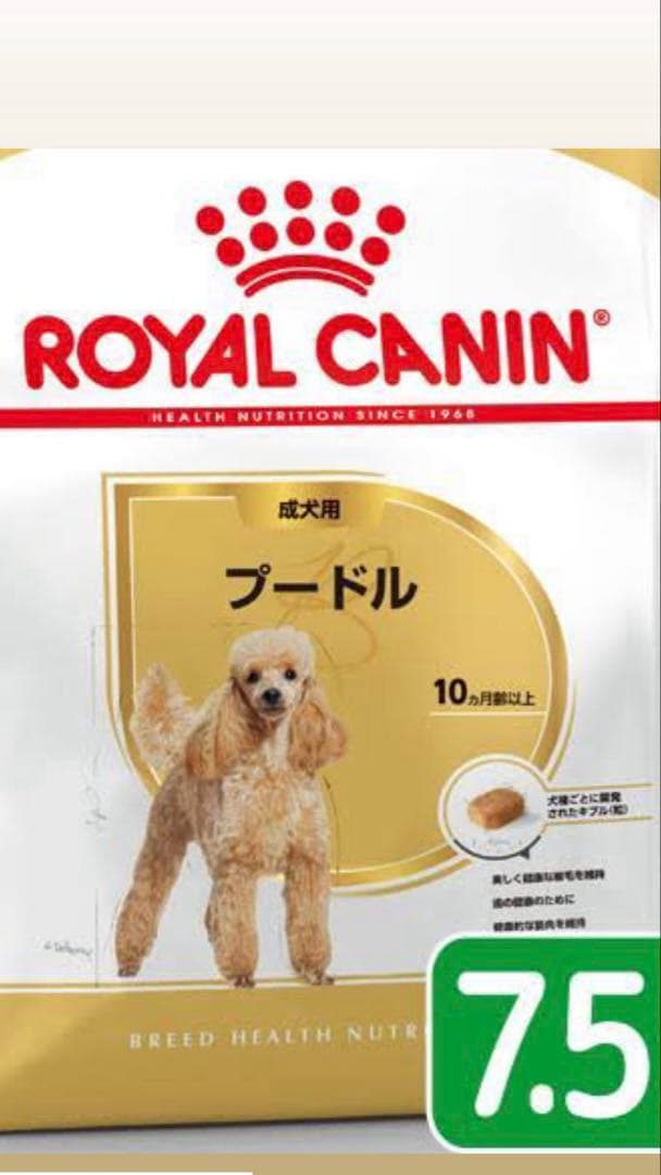 ロイヤルカナントイプードル7.5キロ