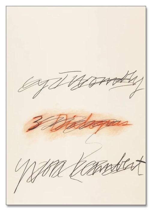 額装済/Three Dialogues 2/サイ トゥオンブリー/ポスター