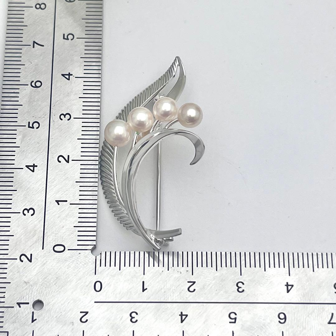 ☆美品☆ミキモト　パール　ブローチ　シルバー