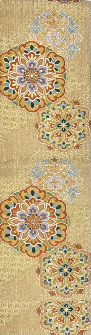 振り袖　フルセット　別誂長襦袢付金彩加工　刺繍入り　成人式　個性的　山吹色680