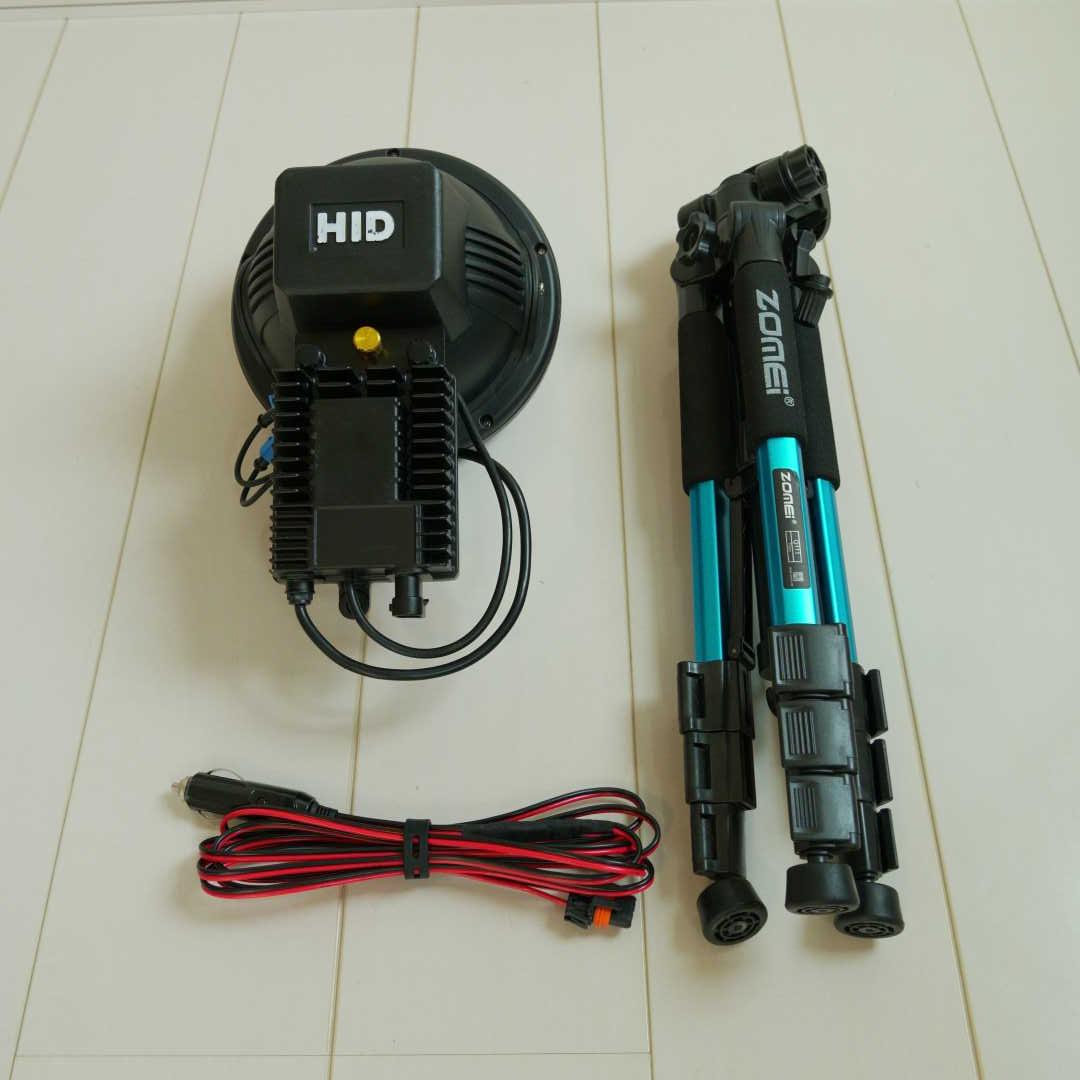 新品HIDライトトラップ　強力約65～110W　紫外線強化バルブ　灯火採集