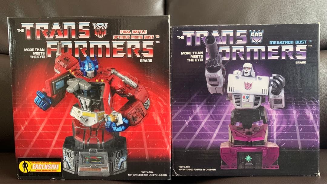 【日本未発売】トランスフォーマー オプティマスプライム メガトロン スタチュー