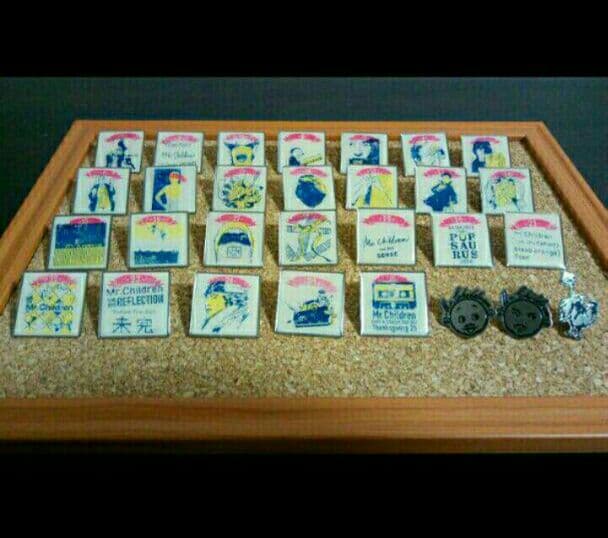 mr.children ガチャ　コンプ　ピンバッジ