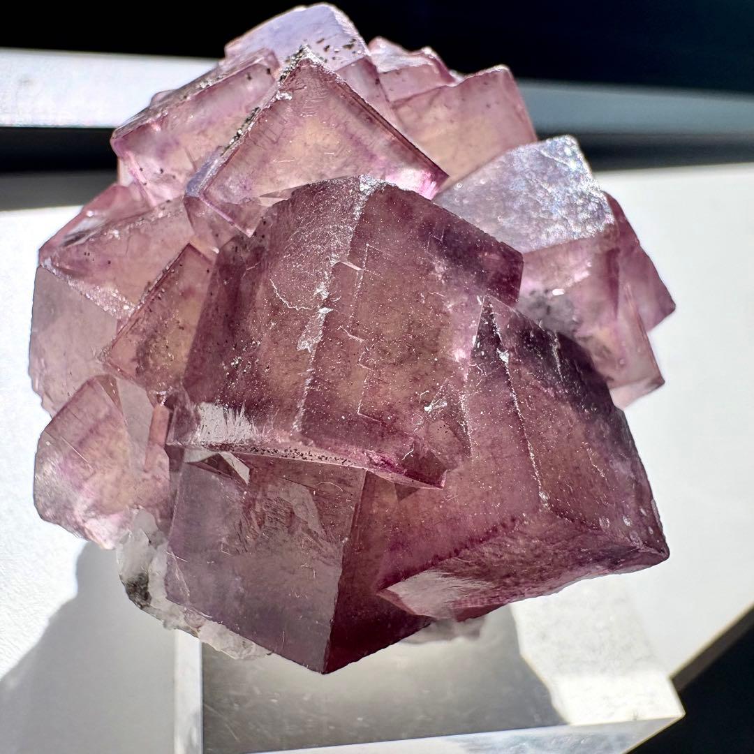 509 中国 ヤオガンシャン産 ウィンドウフローライト 満点星フローライト