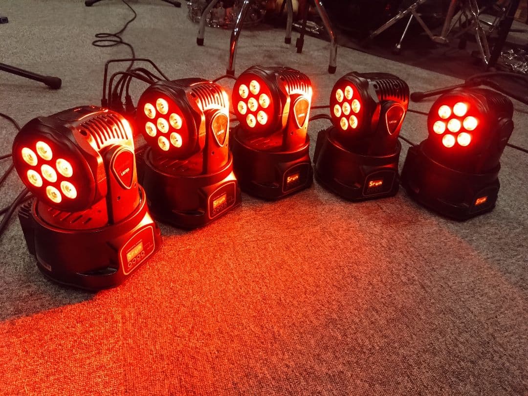 BETOPPER LM70S RGBW ムービングヘッドライト　5個セット