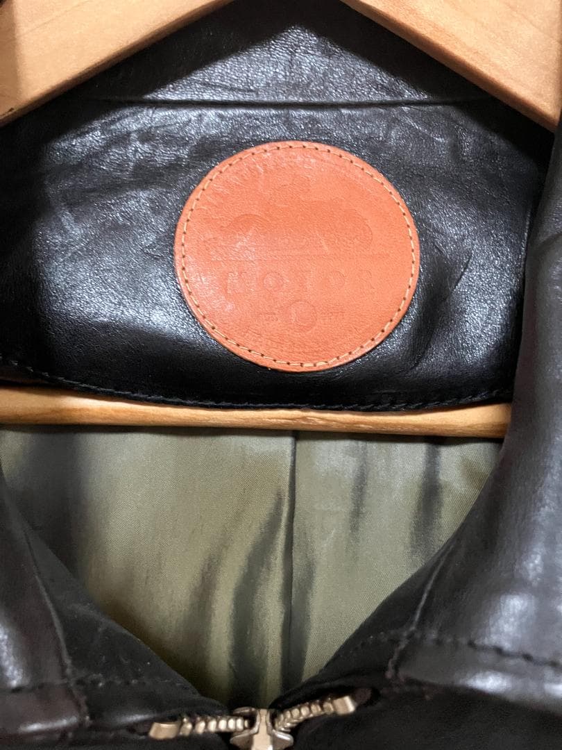 MOTOR ホースレザー スポーツジャケット　L ブラックモト　モーター