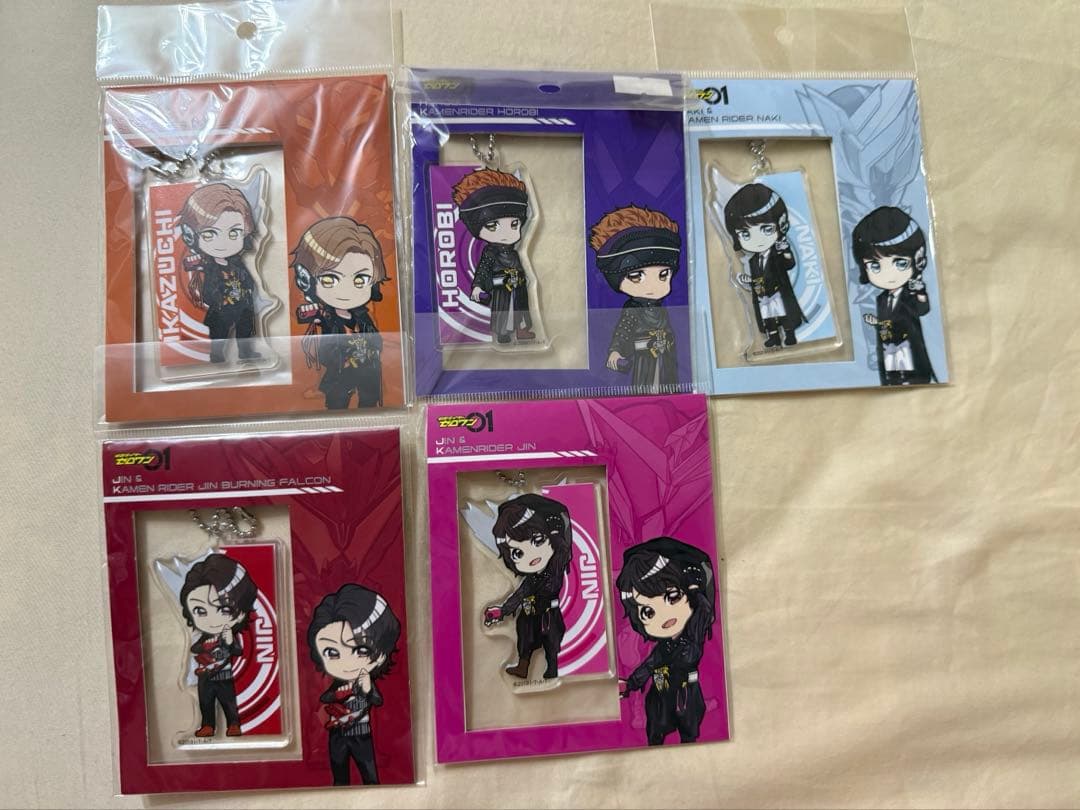仮面ライダーゼロワン　滅亡迅雷　アクリルキーホルダー　5個セット
