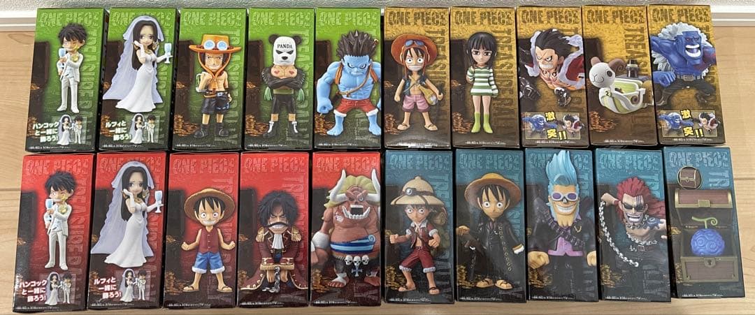 ワンピース トレジャーラリーワーコレフィギュアセット！