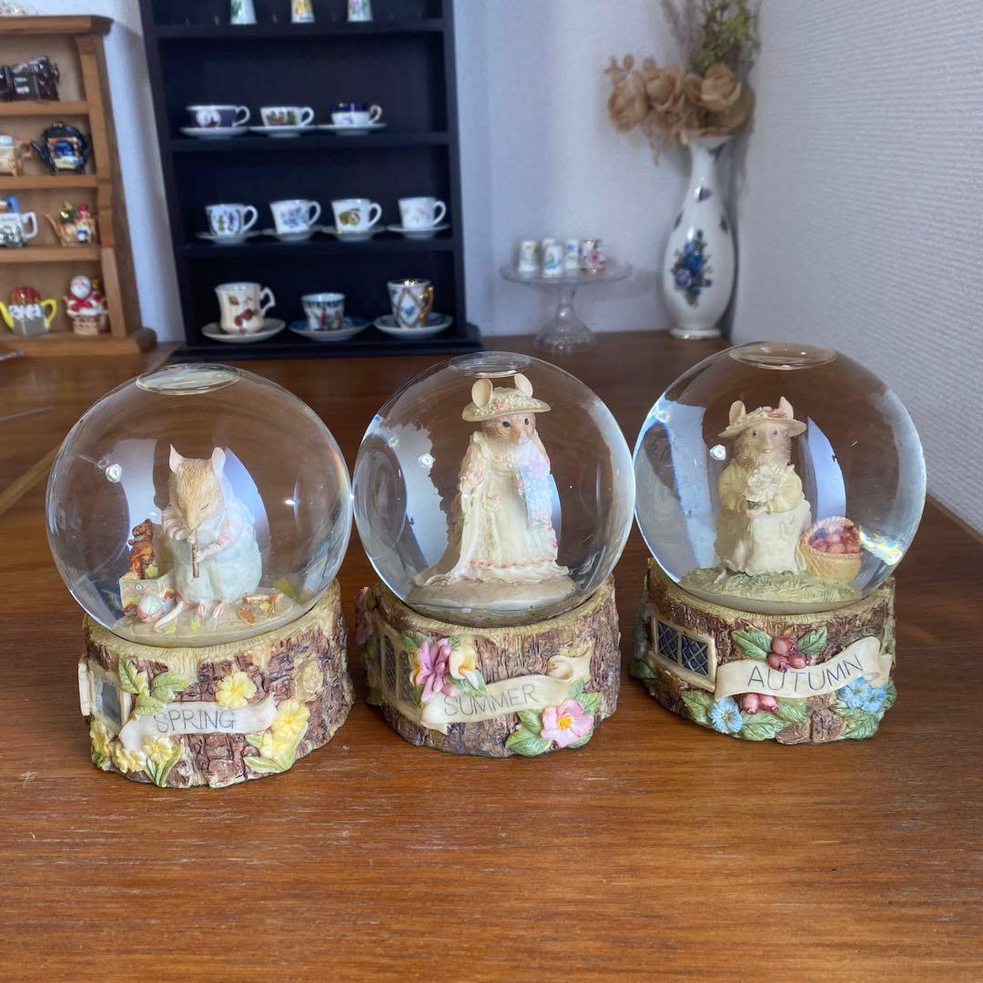 1989 エネスコ　ブランブリーヘッジ スノードーム　スノーグローブ　スプリング