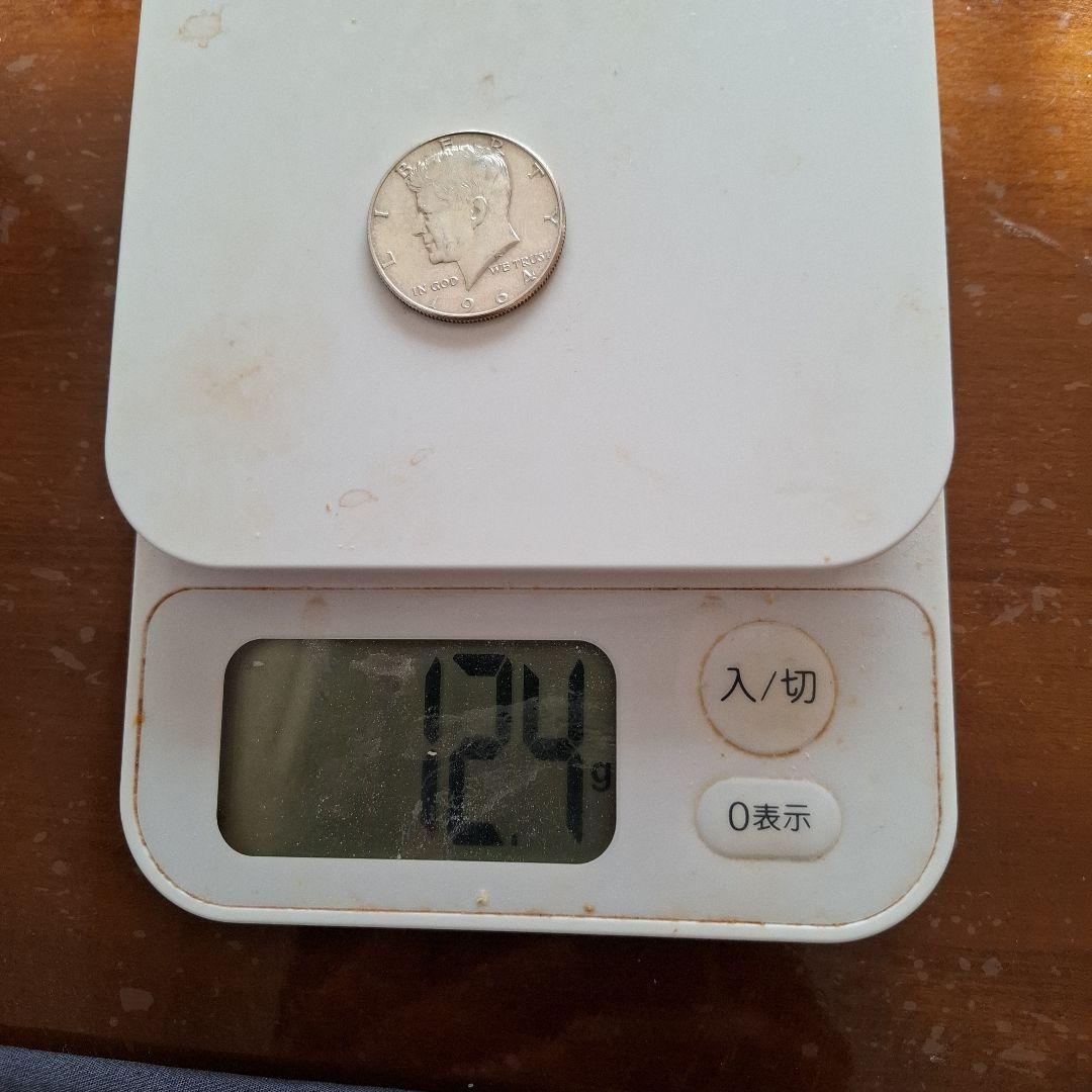 アメリカ、銀貨、ケネディハーフドル銀貨等3枚