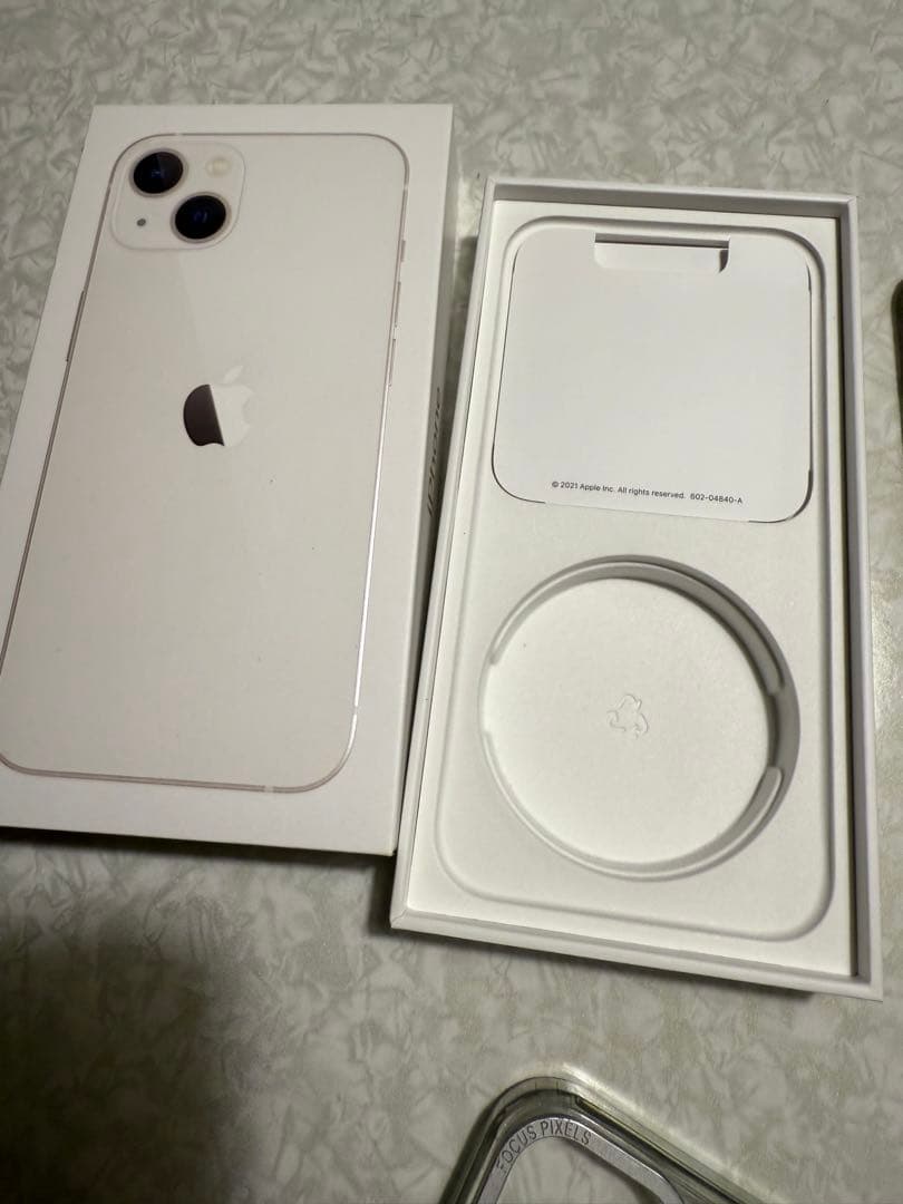 ア*ン様 iPhone13 512GB ホワイト SIMフリー ケース付き