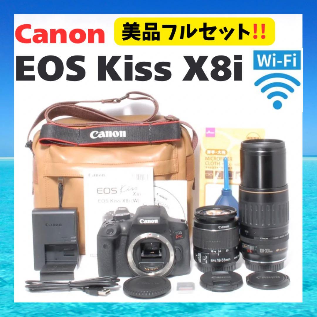 極美品フルセット⭐️Canon EOS Kiss X8i ⭐️スマホ転送