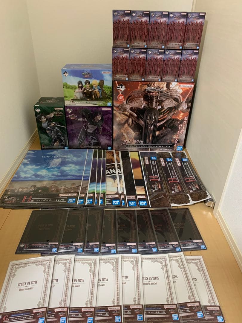 一番くじ　進撃の巨人　A B C ラストワン