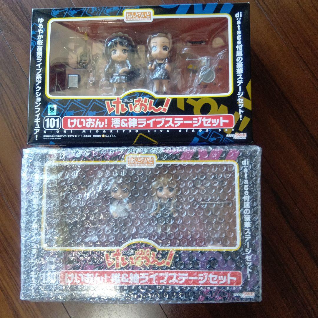ねんどろいど けいおん！ 唯＆紬 澪＆律 ライブステージセット 【未開封】