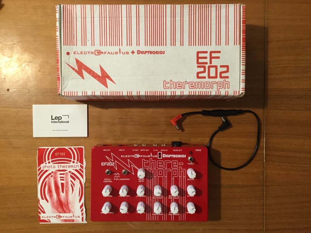 ERECTRO FAUSTUS EF202 theremorph　テルミンシンセ