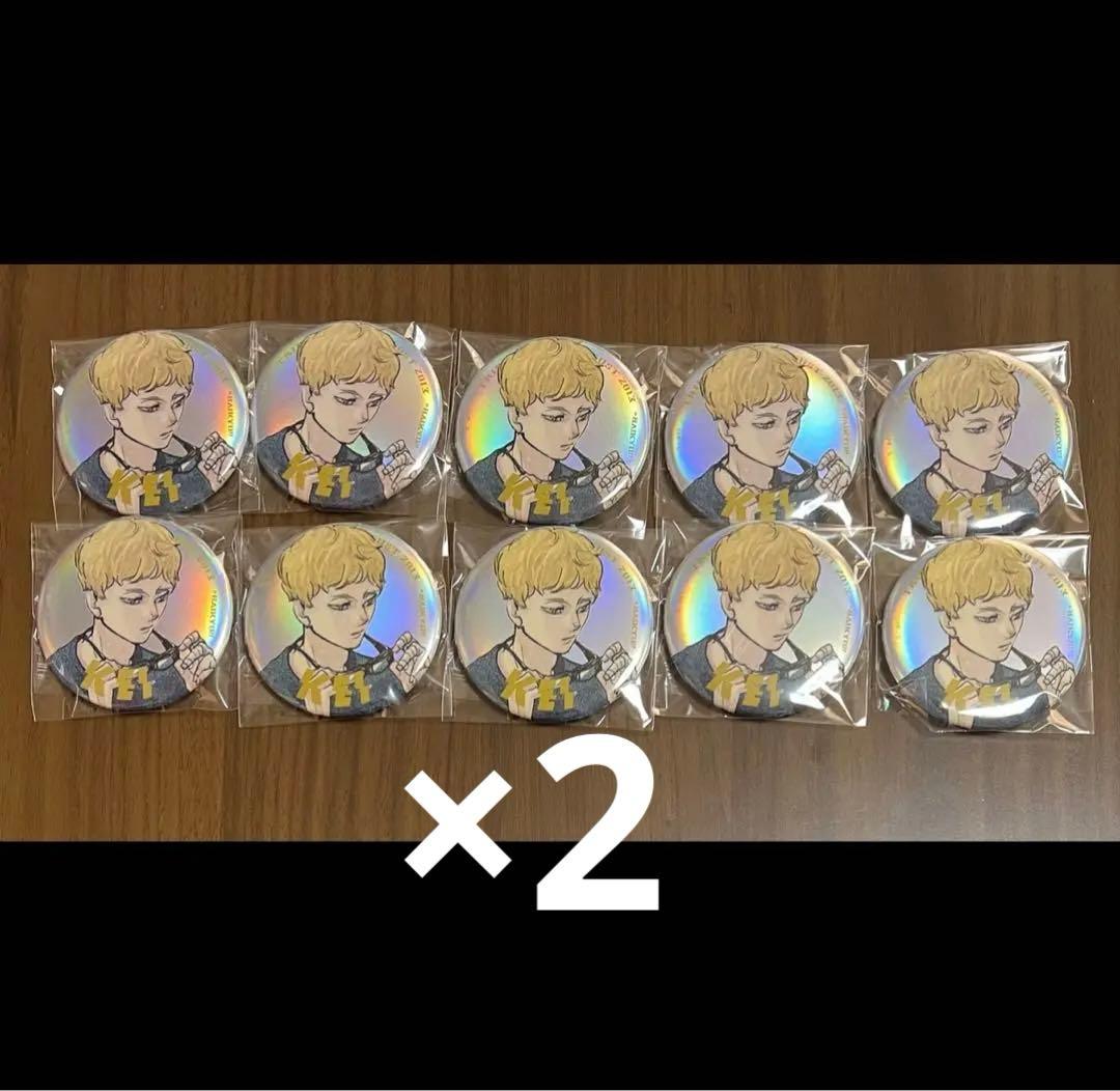 ハイキュー ジャンプGIGA メタリック缶バッジ 月島蛍　応募者全員サービス