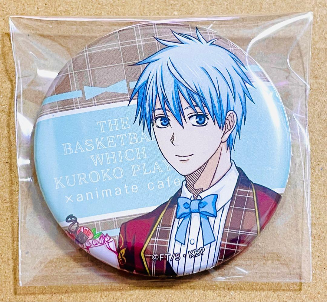黒子のバスケ アニメイトカフェ クランチ バレンタイン 缶バッジ 黒子テツヤ